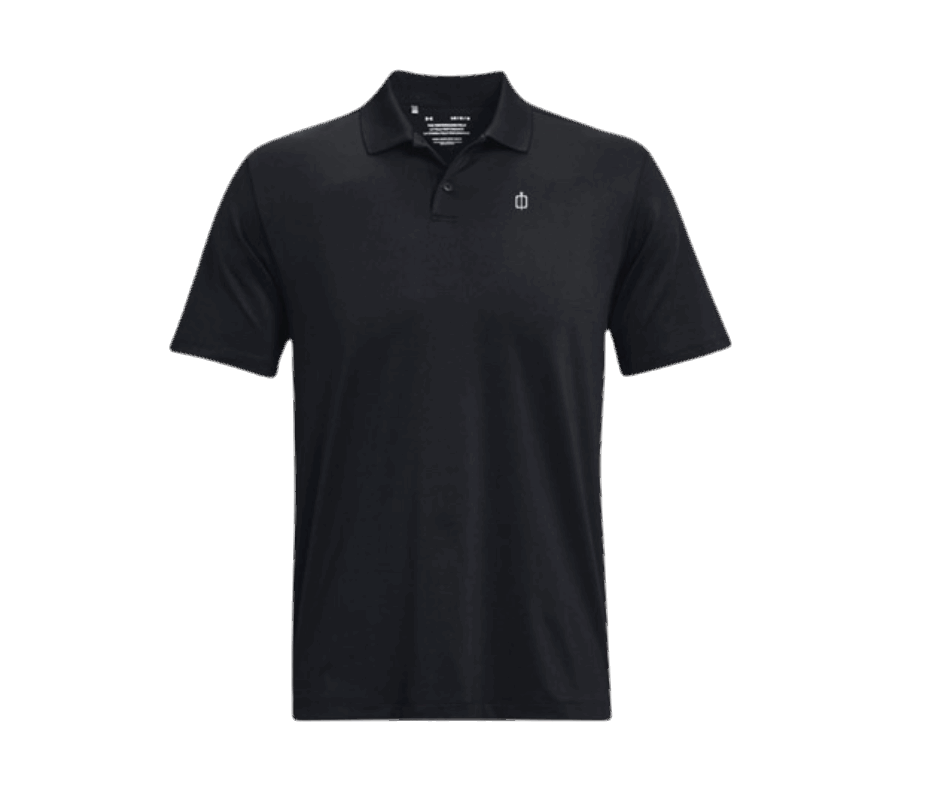 Black Performance Golf Polo